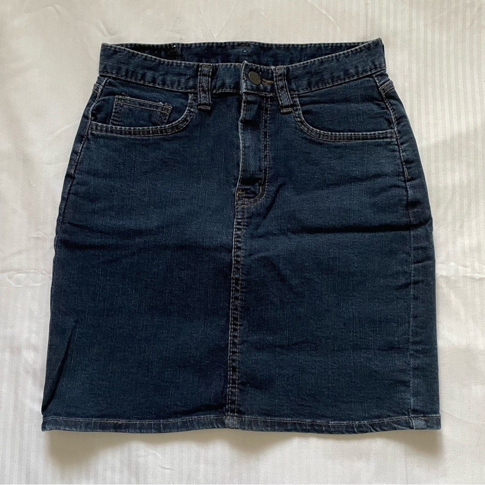 Denim Mini Skirt